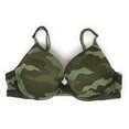 thumbnail image 1 of Victoria's Secret Pink Wear Everywhere Push-Up Bra 36D Army Camo, 1 of 1