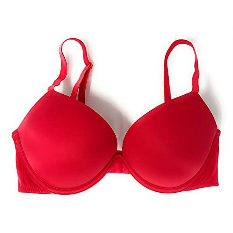 Victoria's Secret Pink Wear Everywhere Super Push-Up Bra 36D Red
