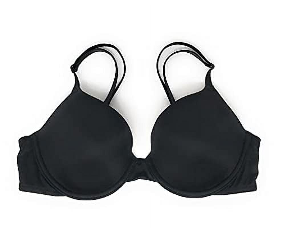 Victoria's Secret Black T-Shirt Bra Lightly Lined Wireless Black 34