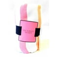 thumbnail image 1 of Victoria's Secret Pink, White, Peach, Black Striped Blanket 50" x 60", 1 of 1