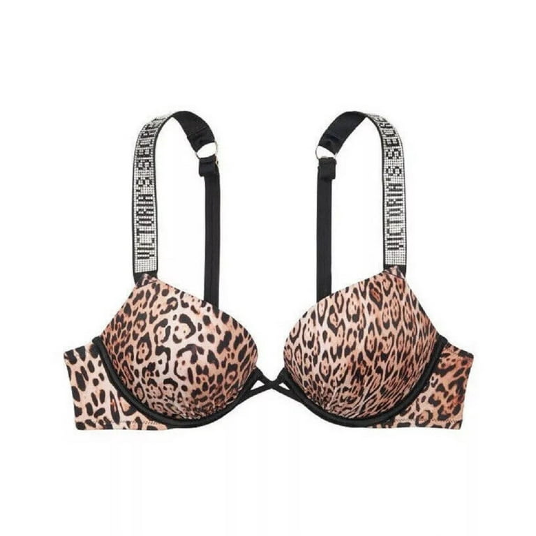 Victoria's Secret Shine Strap Add 2 Cups Push Up Bombshell Bra