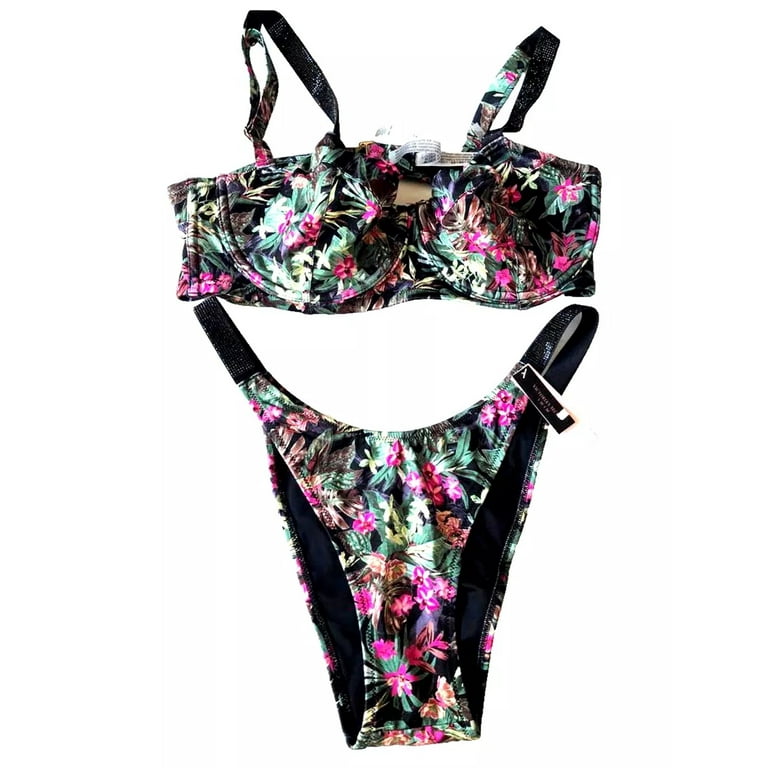 Victoria's Secret Shine Strap Wicked Unlined Push Up Bikini