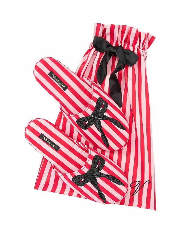 Victoria secret bow slippers sale