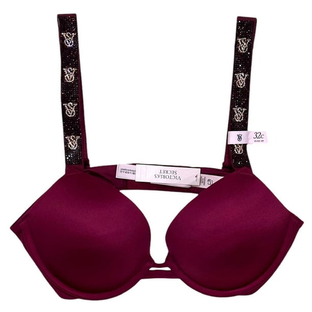 【３２Ｃ／ＸＳ】ブラ＆シャインストラップソングVictoria's Secret Victoria's Secret Smooth Push-Up Bra Very Sexy Shine Rhinestone