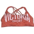 thumbnail image 1 of Victoria's Secret Strappy Crossover Sport Bra Bra Size Small Color Coral Orange NWT, 1 of 2