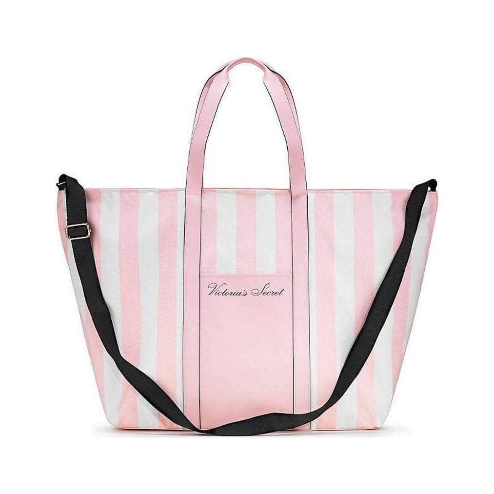 Victoria's Secret Bags | Victoria Secret Tote Bag | Color: Pink/White | Size: Os | Calien26's Closet