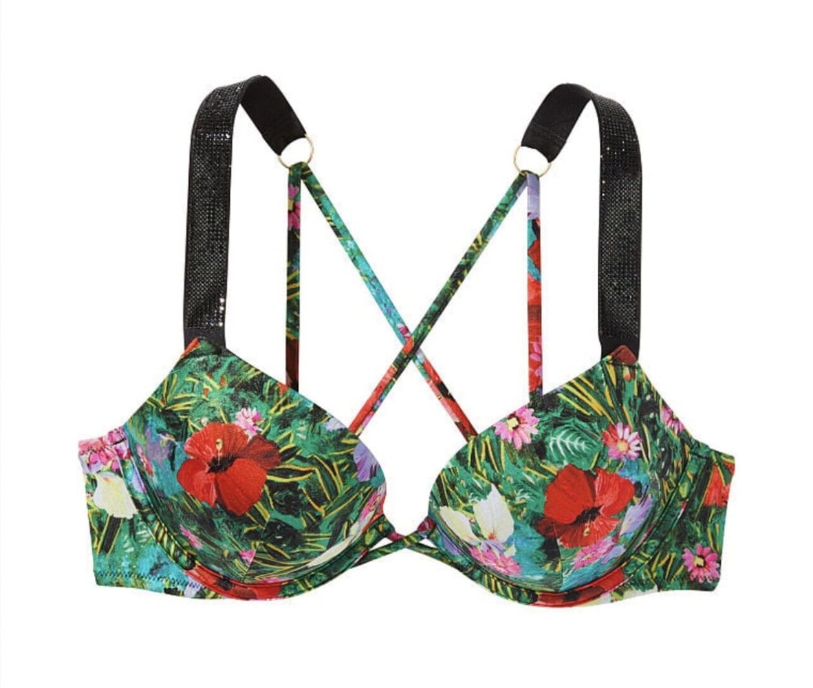 push up bikini tops walmart