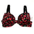 thumbnail image 1 of Victoria's Secret Swim Shine Strap Push-Up Sexy Tee Bikini Top Mixed Berry Size 34A NWT, 1 of 2