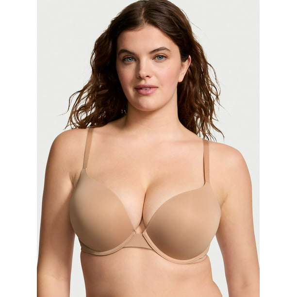 Victoria's Secret T-Shirt Bombshell Add 2 Cup Bra, Nude - 32D
