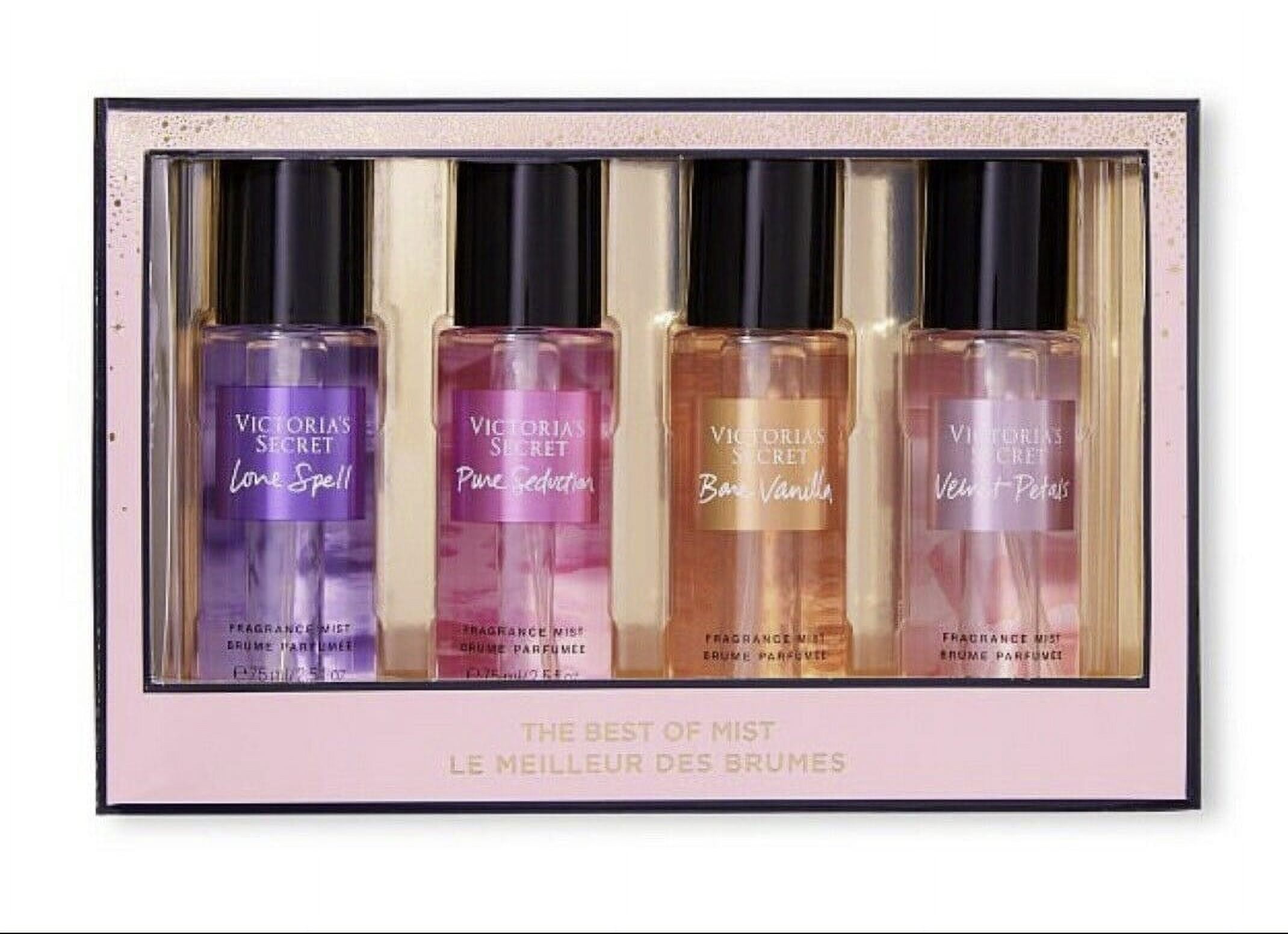 Victoria's Secret THE BEST OF MIST 4 PC Fragrance Mist Gift Set