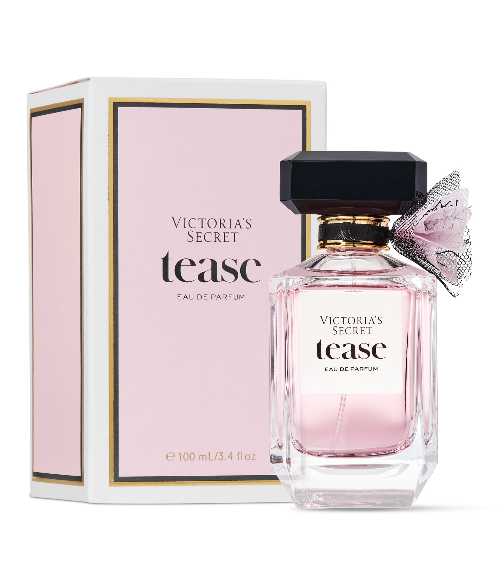 Victoria's Secret Tease Eau de Parfum, Notes of White Gardenia, Anjou Pear  & Black Vanilla, Perfumes for Women (3.4 oz) - Walmart.com