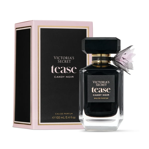 Victoria's Secret Tease Candy Noir Eau de Parfum, Notes of Raspberry Glaze, Night-Blooming Iris & Warm Tonka, Perfumes for Women (3.4 oz)