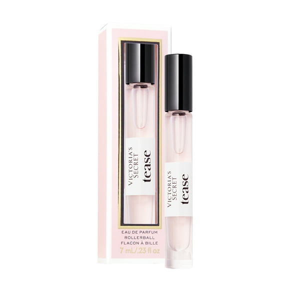 Victoria's Secret Tease Eau de Parfum Travel Spray, Notes of White Gardenia, Anjou Pear & Black Vanilla, Mini Perfumes for Women (0.23 oz)