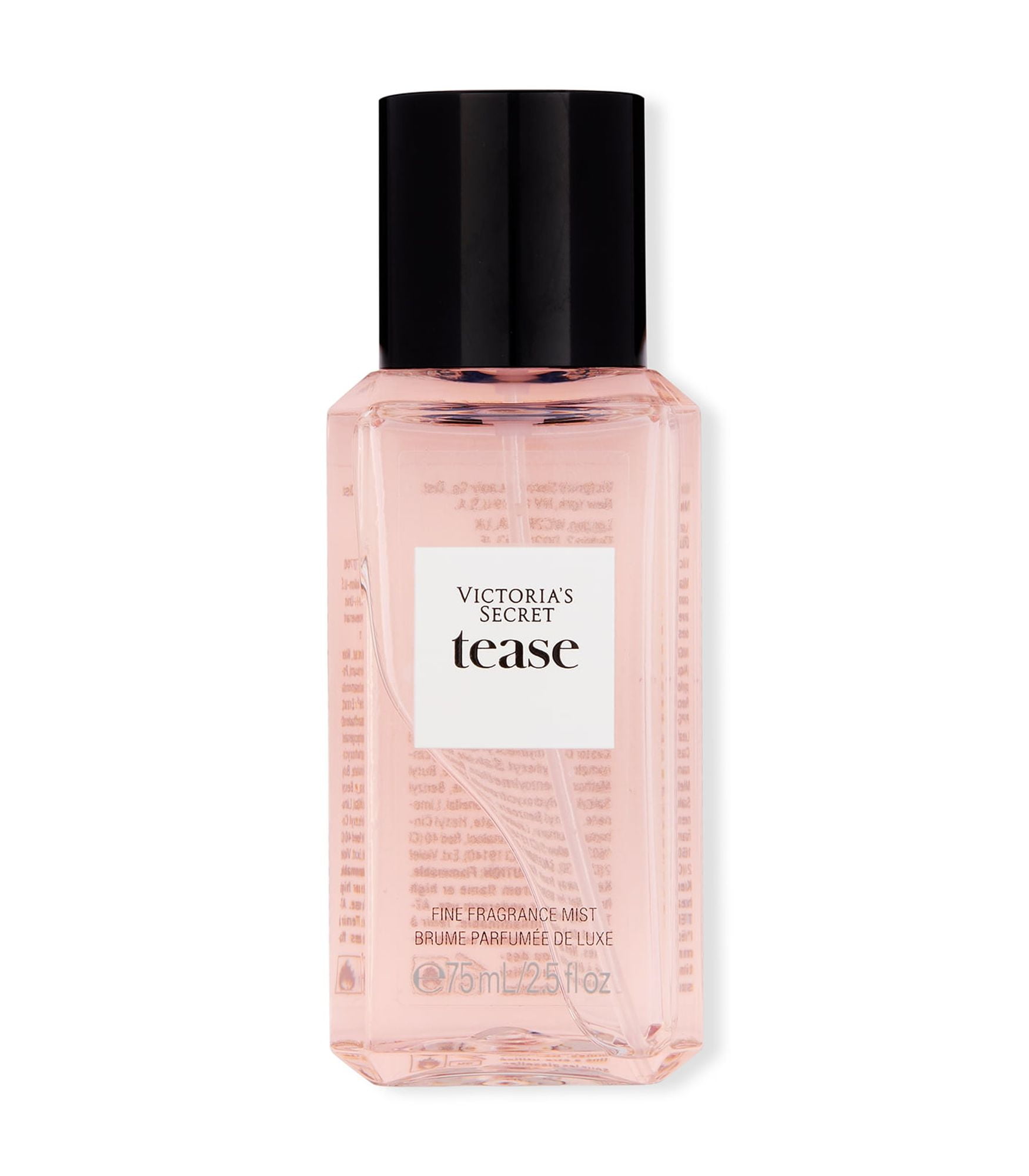 Victoria s Secret Tease Mini Fragrance Mist Notes of White Gardenia Anjou Pear Black Vanilla Travel Size Body Spray for Women 2.5 oz Walmart
