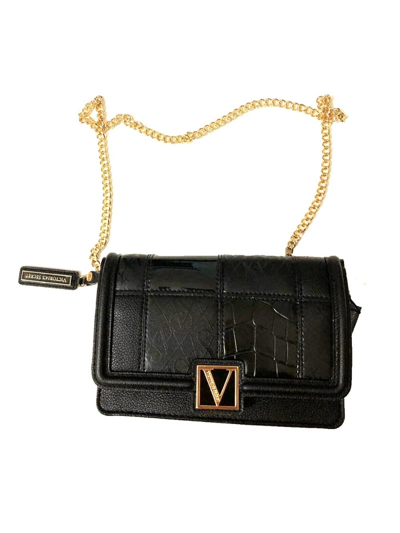 Victoria's Secret The Victoria Mini Shoulder Bag Purse Black Victoria's Secret The Victoria Mini Shoulder Bag Purse Black