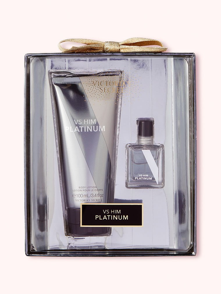 Victoria's Secret VS HIM (Platinum) Lotion & EDP Mini Gift Duo