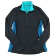 thumbnail image 1 of Victoria's Secret VSX Knockout Jacket Large Black Aqua, 1 of 3