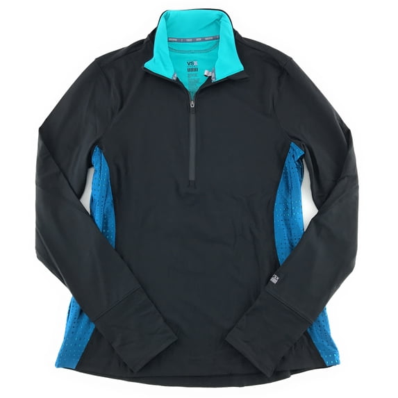 Victoria's Secret VSX Knockout Jacket Large Black Aqua
