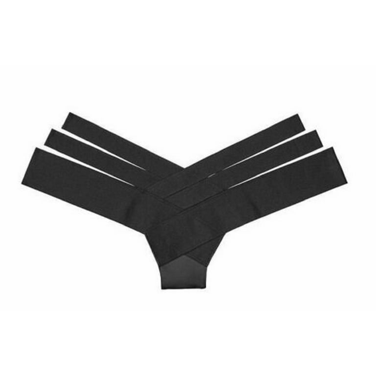 Victoria's Secret Very Sexy Banded Strappy Cheeky Panty Black Size