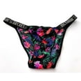 thumbnail image 1 of Victoria's Secret Very Sexy Bling Shine Strap Bikini Panty Tropical Floral Size Large NWT, 1 of 2