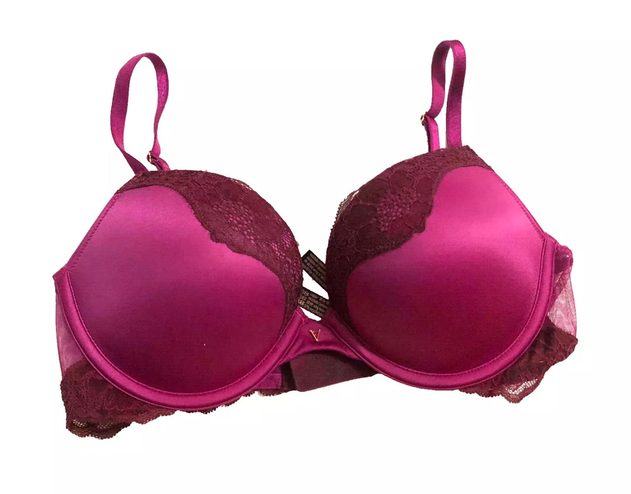 Victoria's Secret Very Sexy Push-up Bra Color Raspberry Cooler Cup