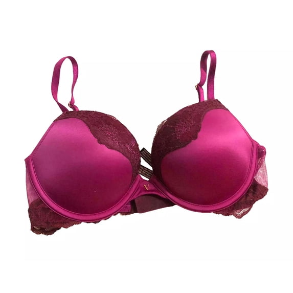 Victoria's Secret Very Sexy Push-up Bra Color Raspberry Cooler Cup Size 34C NWT