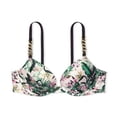 thumbnail image 1 of Victoria's Secret Very Sexy Push-up Bra Floral Embellished Chain Link Trim Straps Size 38D NWT, 1 of 4