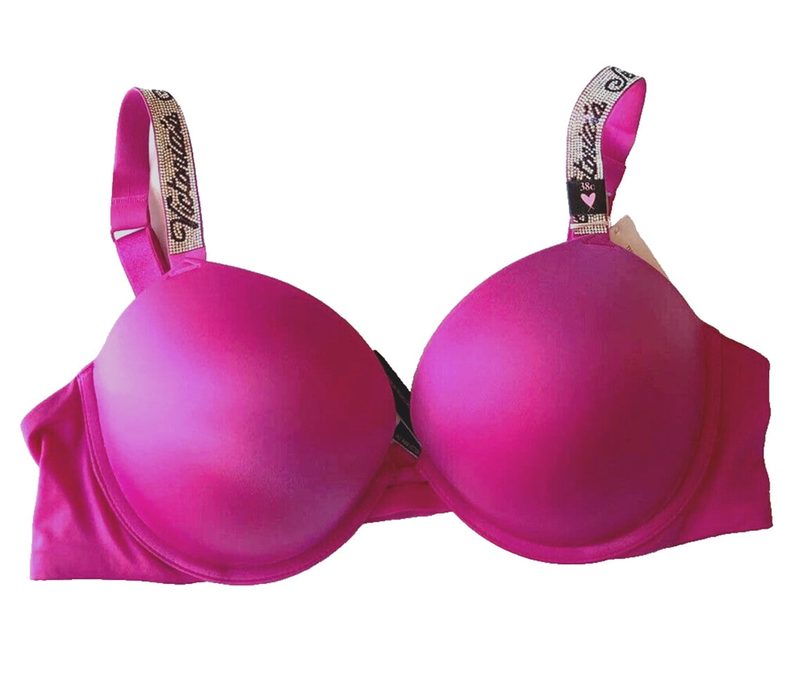 Victoria's Secret Very Sexy Shine Strap Push-up Bra Fuchsia