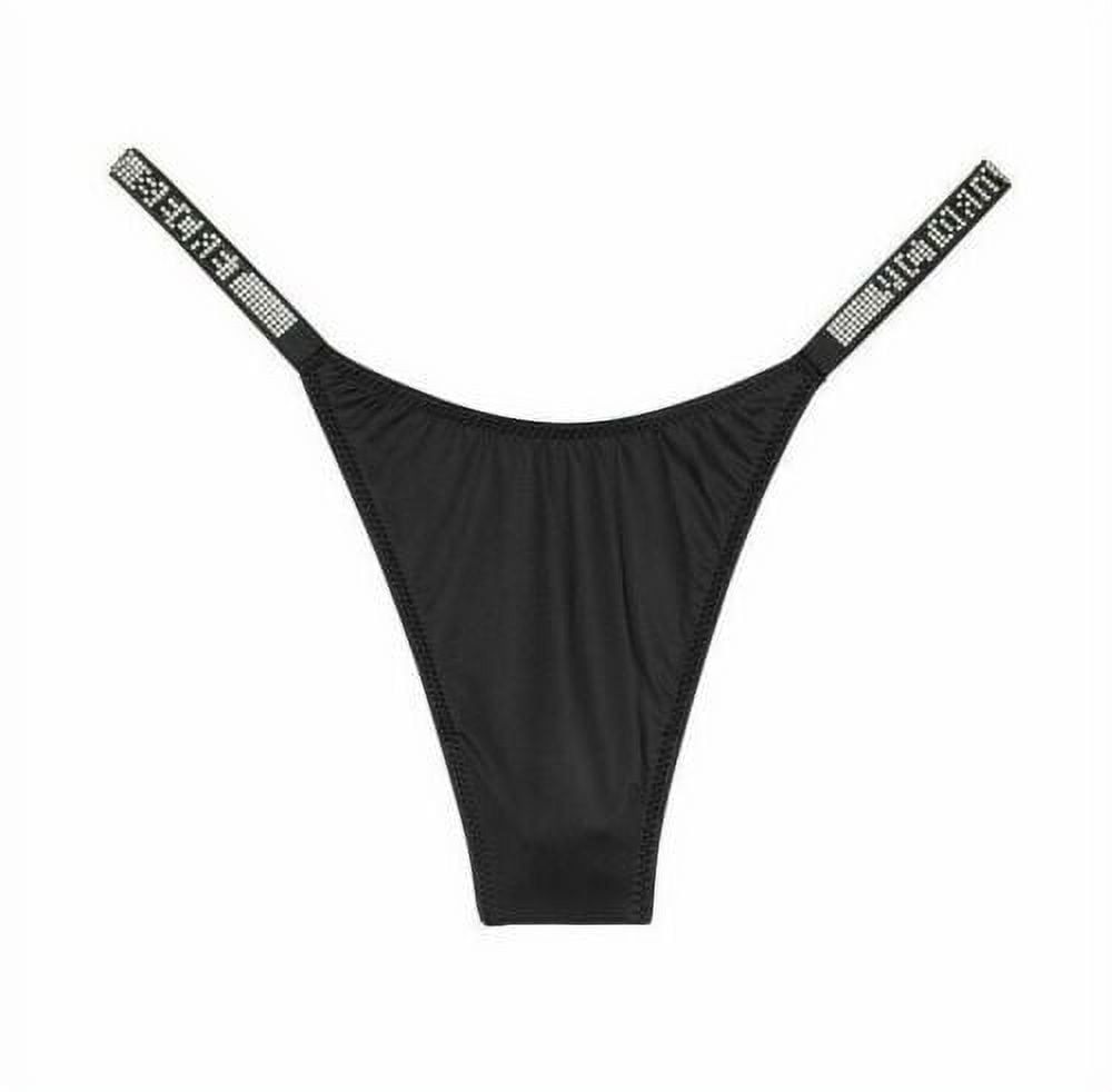 Secrets Lace.thong Vibrating Underwear Wremote Black One Size Fit All  Panties