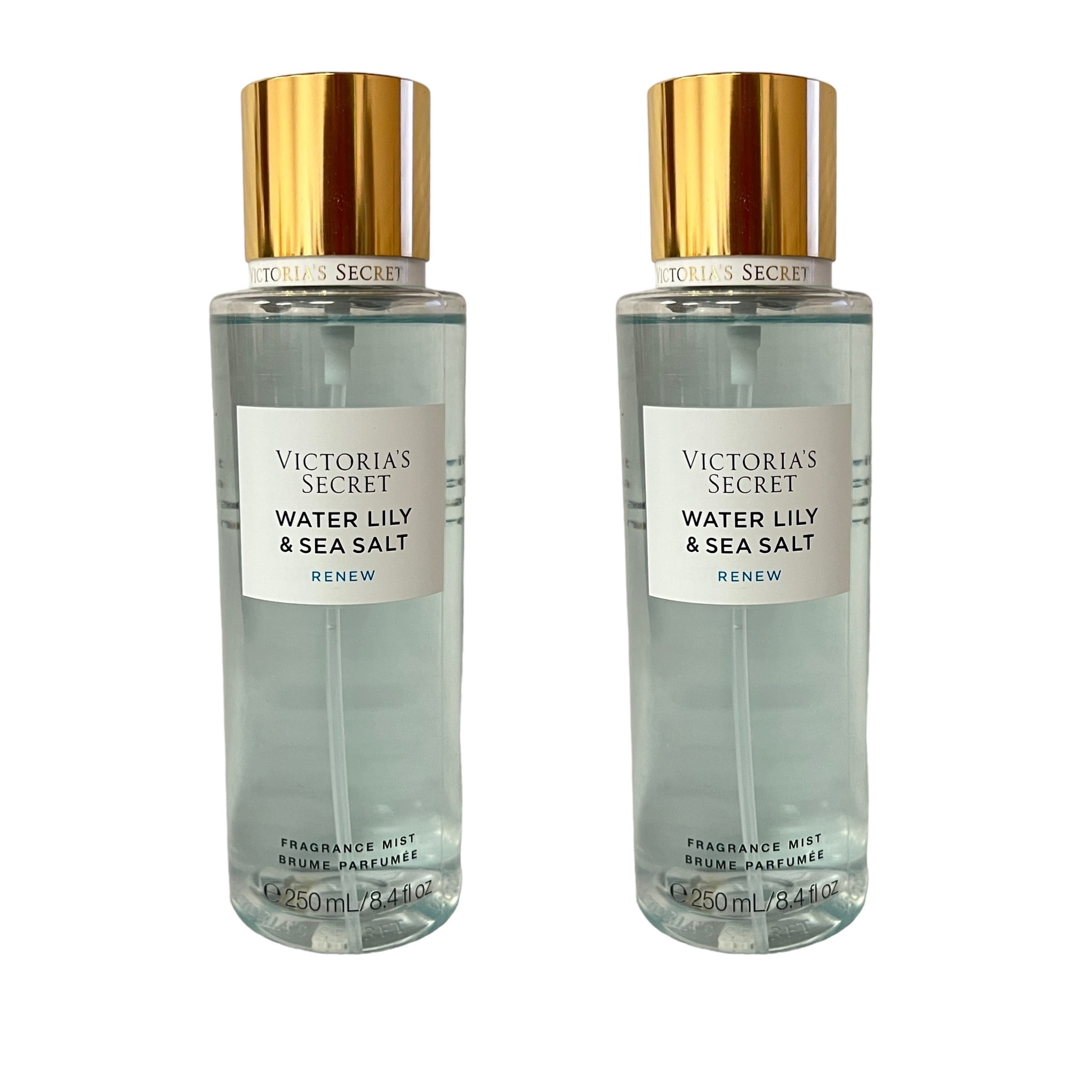 Victoria's Secret Water Lily & Sea Salt Mist Set Natural Beauty