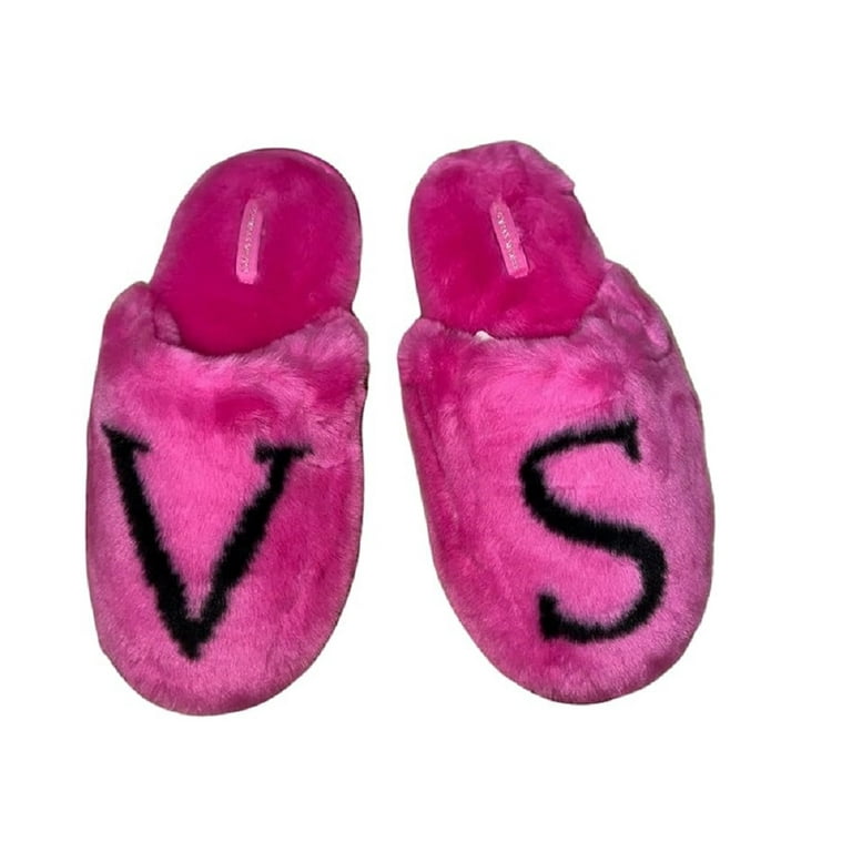 Victoria secret slippers pink clearance