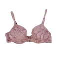 thumbnail image 1 of Victoria's Secret Women's Push-Up Bikini Top Pink Snakeskin Size 38D NWT, 1 of 2