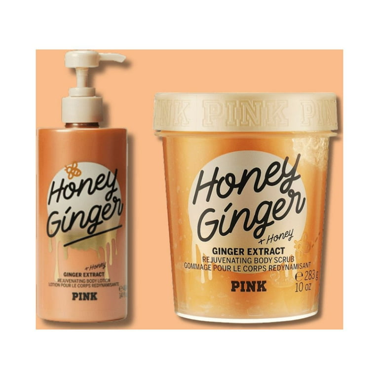Victoria's secret Honey Ginger Scrub & Lotion Set 