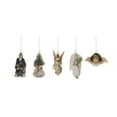 thumbnail image 1 of Victorian Art Metal Christmas Ornaments Set of 5 Angels and Santa New, 1 of 1