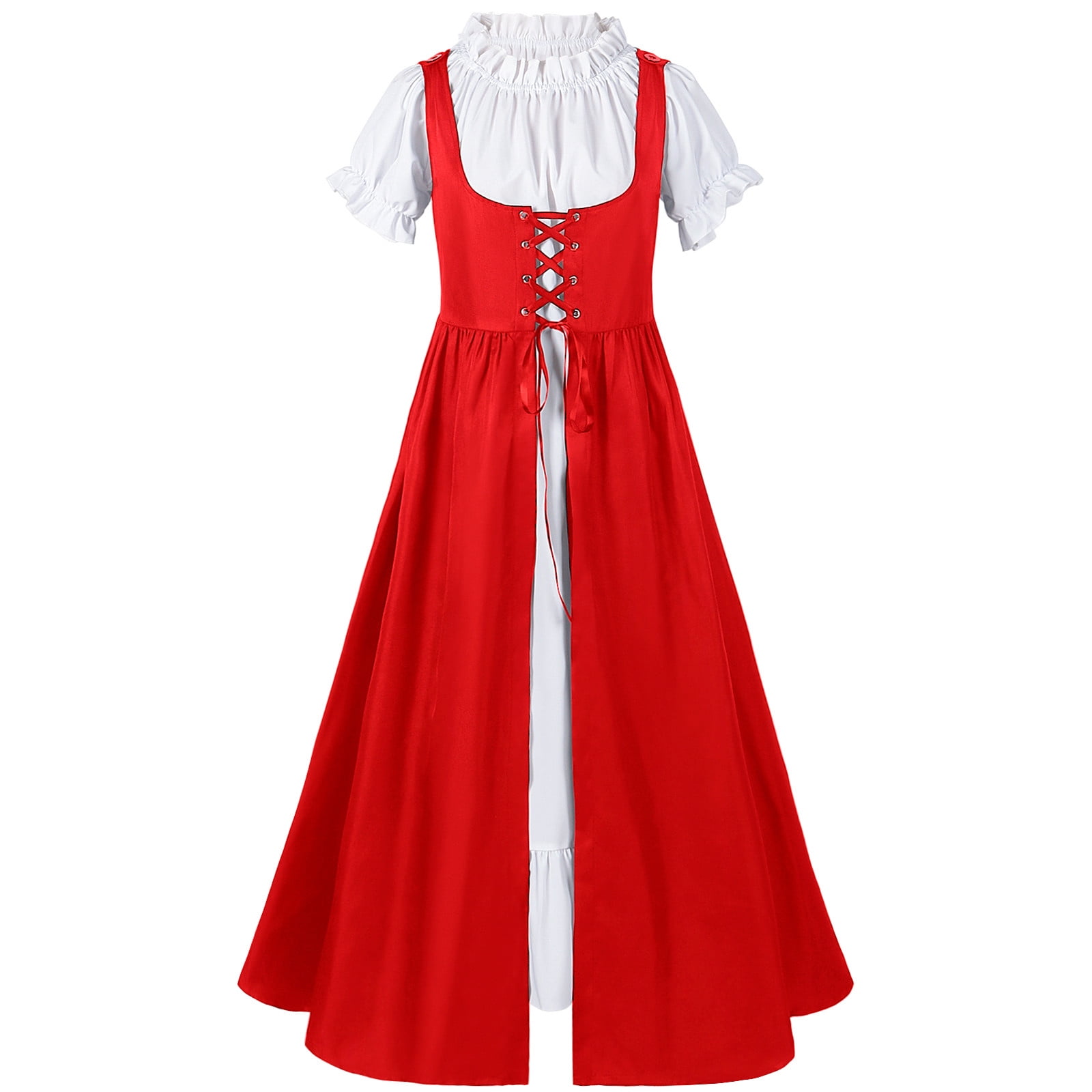 Victorian Ball Gown Women Medieval Renaissance Court Dress Traditional