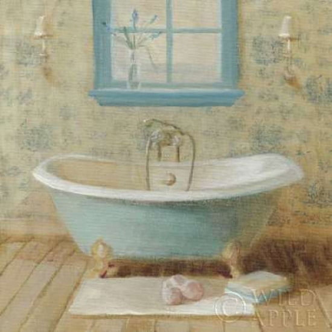 Victorian Bath I Canvas Art - Danhui Nai (24 x 24)