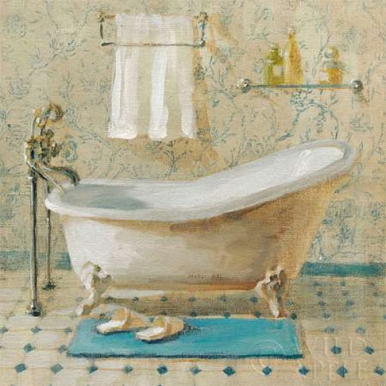 Victorian Bath III Canvas Art - Danhui Nai (24 x 24)