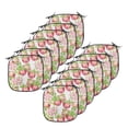 thumbnail image 1 of Victorian Chair Seating Cushion Set of 12, Apple Tree in Summer Time with Flowers Nature Scenery Cultural Art Print, Seat Pads for Office with Anti-slip Backing, 16"x16", Red White Green, by Ambesonne, 1 of 7