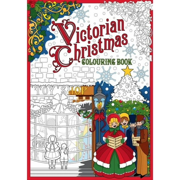 Victorian Christmas Colouring Book (Paperback)