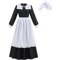 thumbnail image 1 of Victorian Colonial Maid Dress Women Costume Civil War Prairie Colonial Dress Outfit, 1 of 8
