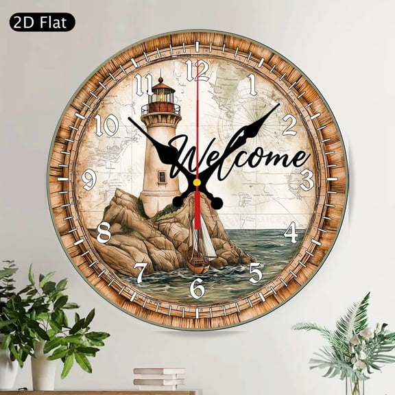 Victorian Dapper Rabbit Gentleman Round Wall Clock, Whimsical Animal Portrait Silent Decorative Clock