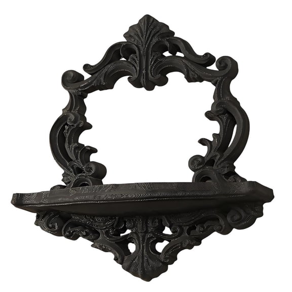Victorian Decorative Floating Shelves Classical Hollow Carving Wall Mounted Hanging Shelf Stand For Plant Books Frame