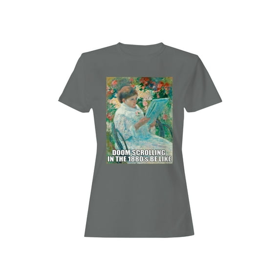 Victorian Doom Scrolling Humor Women's T-shirt