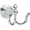 thumbnail image 1 of Victorian Double Robe Hook in Chrome, 1 of 5