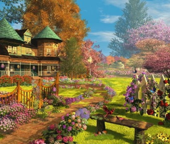 Victorian Dream Canvas Art - Caplyn Dor (27 x 23)