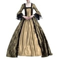 thumbnail image 1 of Victorian Dress for Women 1800s Medieval Renaissance Dress Flare Sleeve Vintage Dress Cocktail Party Ball Gown, 1 of 3