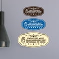 thumbnail image 1 of Victorian Employees Must Wash Hands Before Returning To Work (Soap) Sign (Ivory/Dark Brown) - Large, 1 of 5