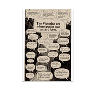 Victorian Era Gossip Art - History Enthusiast - 13x19 Poster Print