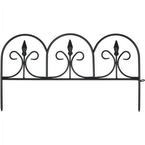 Victorian Fencing - 20 Feet - Small 11" X 20" Pieces - Wrought Iron Look