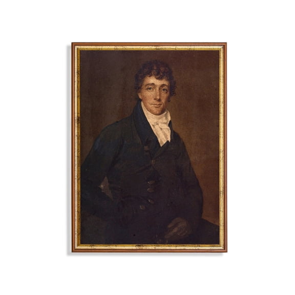 Victorian Gentleman Portrait Antique Moody Print Poster, Size 8x12 UNFFRAMED F03.1.7l821
